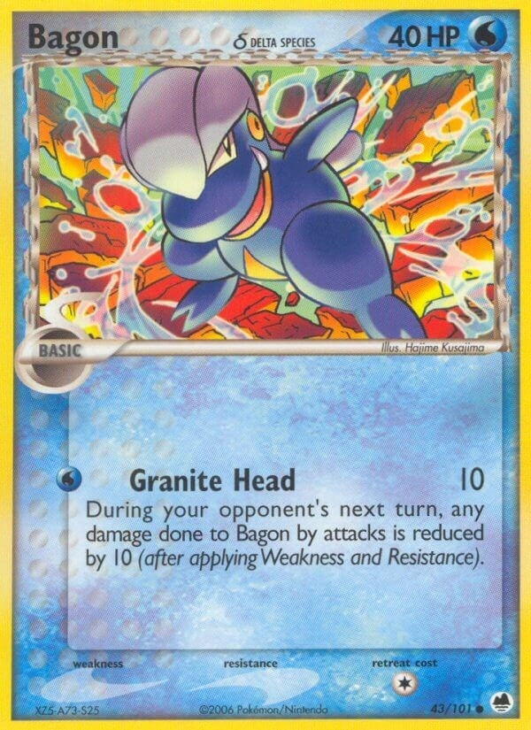 Image for Bagon (Delta Species) (Dragon Frontiers) (43/101) - Pokemon