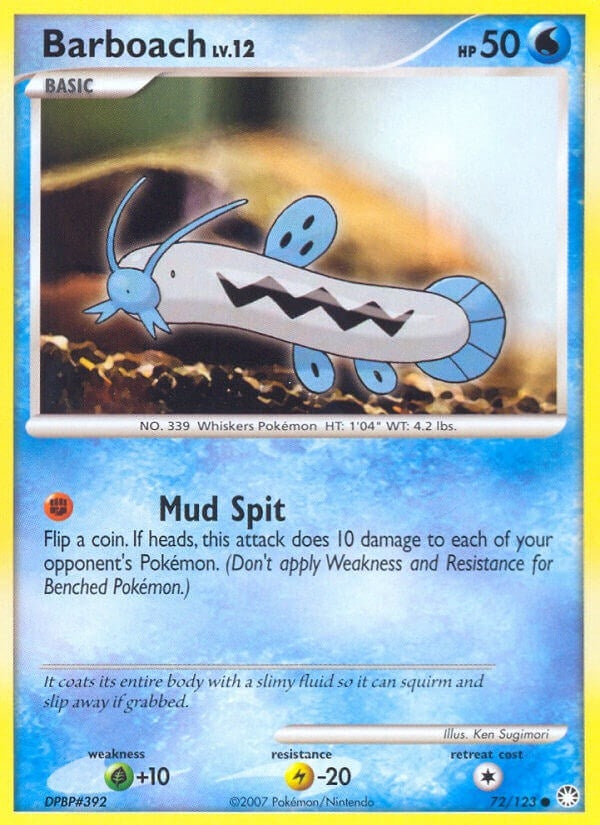 Image for Barboach (Mysterious Treasures) (72/123) - Pokemon