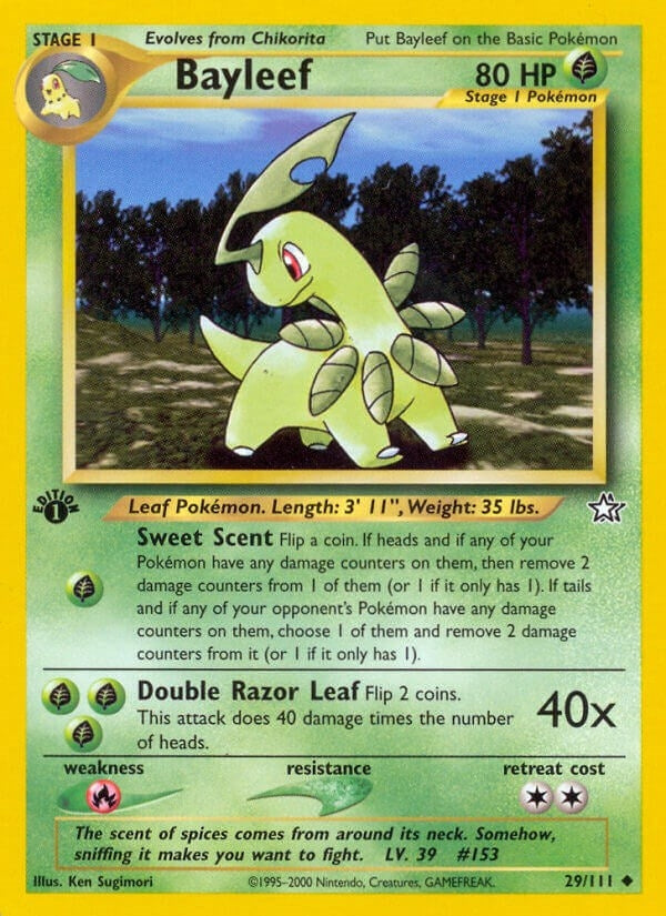 Image for Bayleef (29) (Neo Genesis) (029/111) - Pokemon