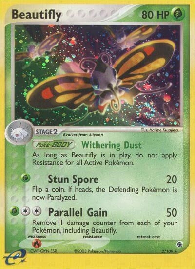 Image for Beautifly (Ruby and Sapphire) (2/109) - Pokemon