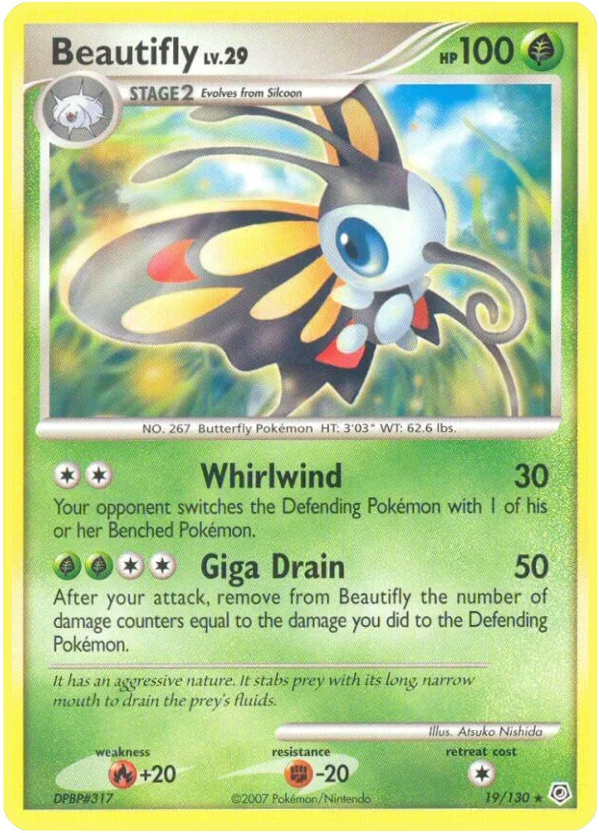 Image for Beautifly (Diamond and Pearl) (19/130) - Pokemon