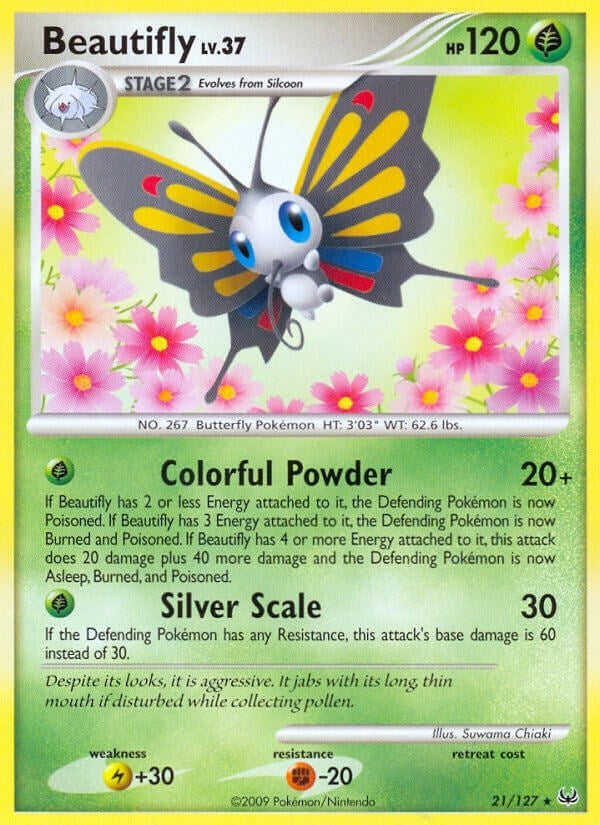 Image for Beautifly (Platinum) (21/127) - Pokemon