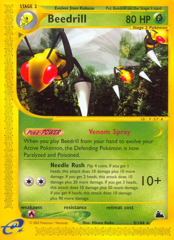 Image for Beedrill (5) (Skyridge) (005/144) - Pokemon