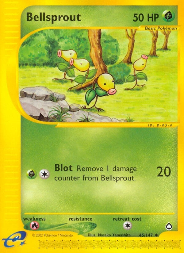 Image for Bellsprout (45) (Aquapolis) (045/147) - Pokemon