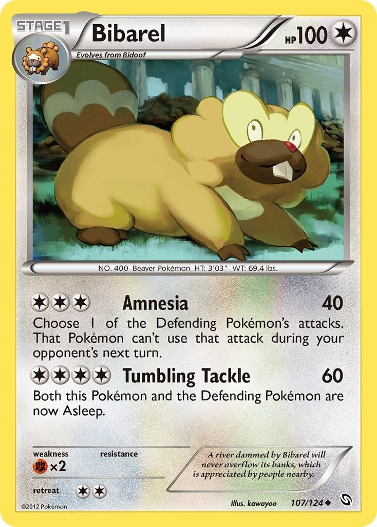 Image for Bibarel (Dragons Exalted) (107/124) - Pokemon