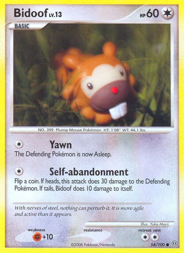 Image for Bidoof (Stormfront) (54/100) - Pokemon