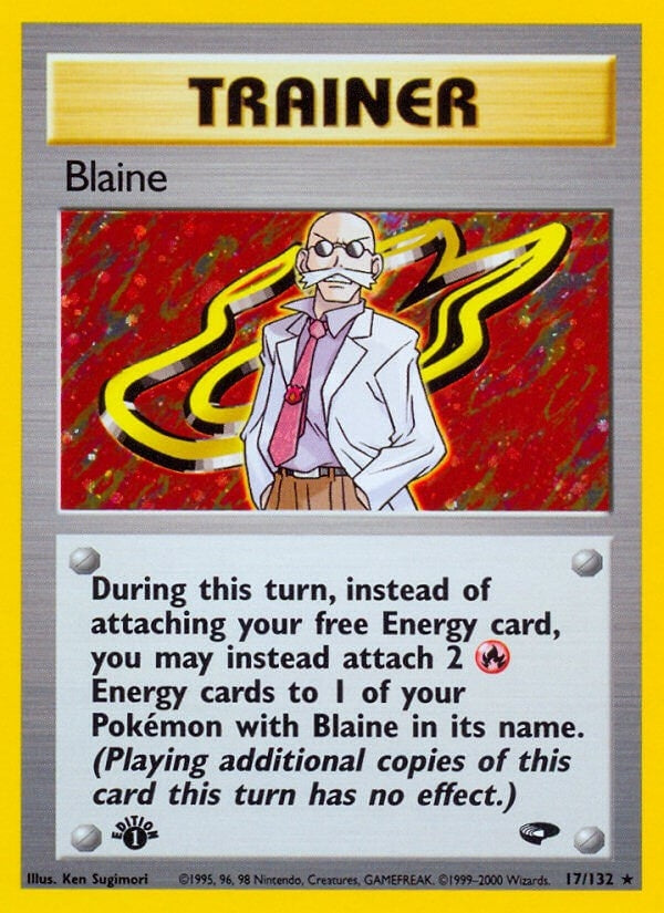 Image for Blaine (17) (Gym Challenge) (017/132) - Pokemon
