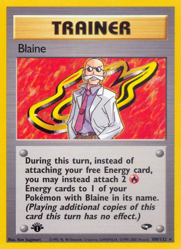 Image for Blaine (100) (Gym Challenge) (100/132) - Pokemon