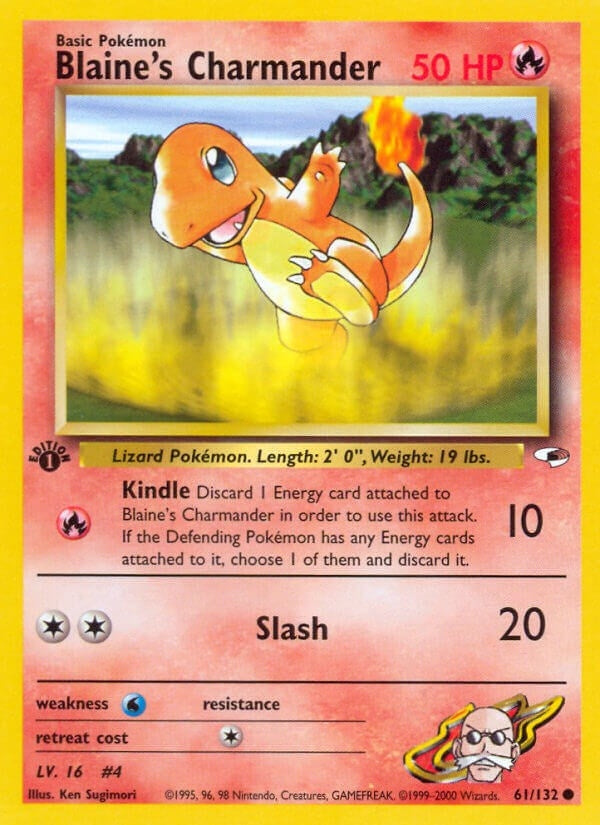 Image for Blaine's Charmander (Gym Heroes) (061/132) - Pokemon