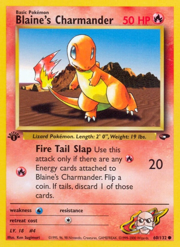 Image for Blaine's Charmander (Gym Challenge) (060/132) - Pokemon