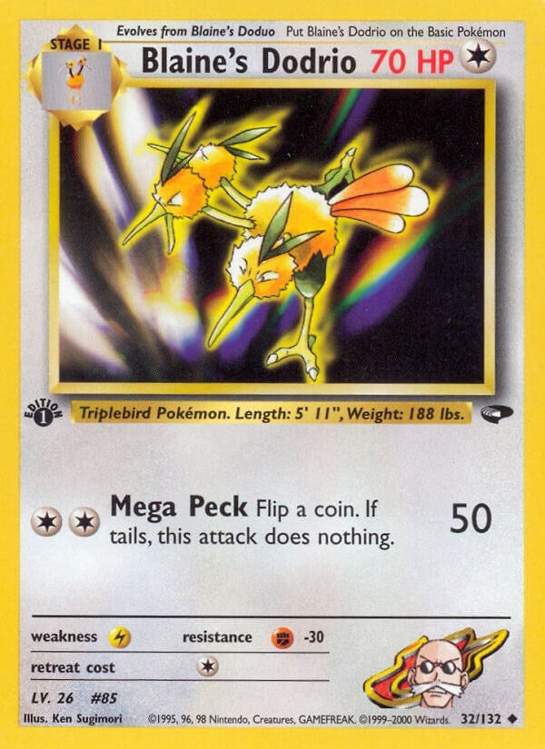 Image for Blaine's Dodrio (Gym Challenge) (032/132) - Pokemon