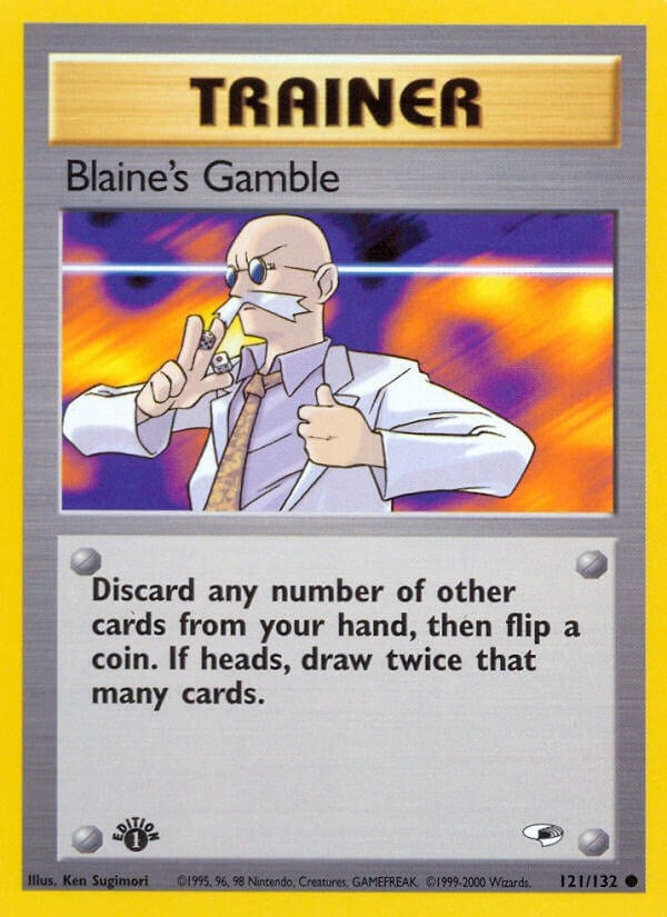 Image for Blaine's Gamble (Gym Heroes) (121/132) - Pokemon