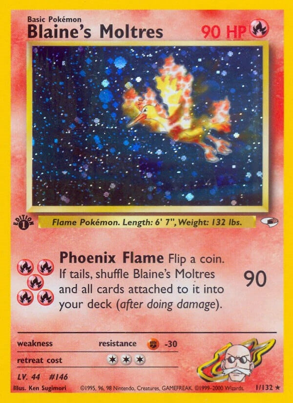 Image for Blaine's Moltres (Gym Heroes) (001/132) - Pokemon