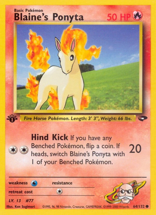 Image for Blaine's Ponyta (Gym Challenge) (064/132) - Pokemon