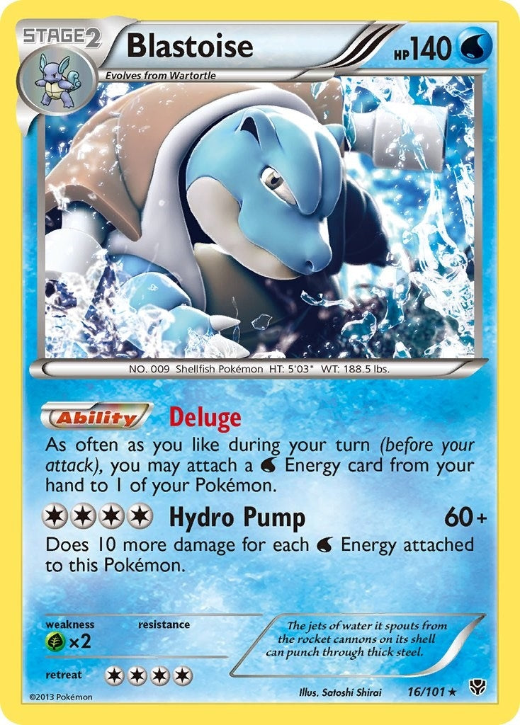 Image for Blastoise (Plasma Blast) (16/101) - Pokemon