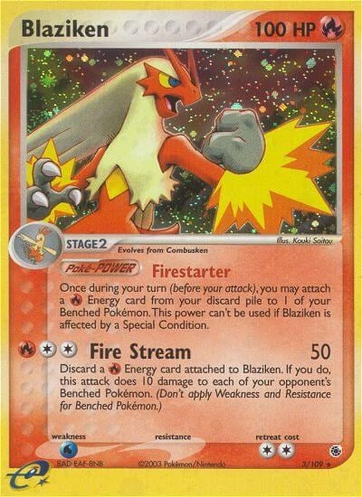 Image for Blaziken (Ruby and Sapphire) (3/109) - Pokemon