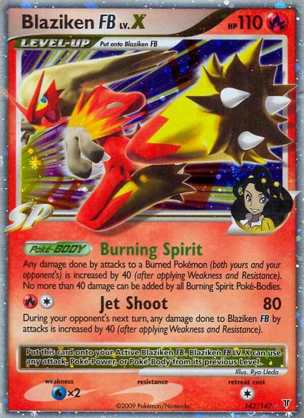 Image for Blaziken FB Lv.X (Supreme Victors) (142) - Pokemon