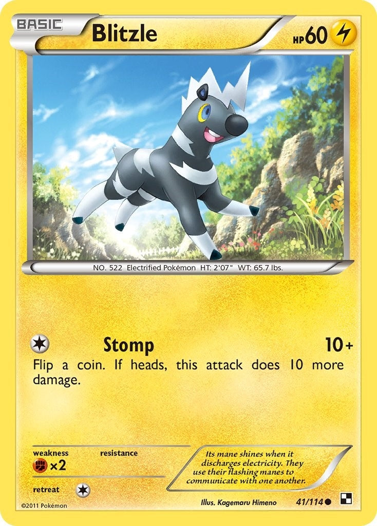 Image for Blitzle (41) (Black and White) (41/114) - Pokemon