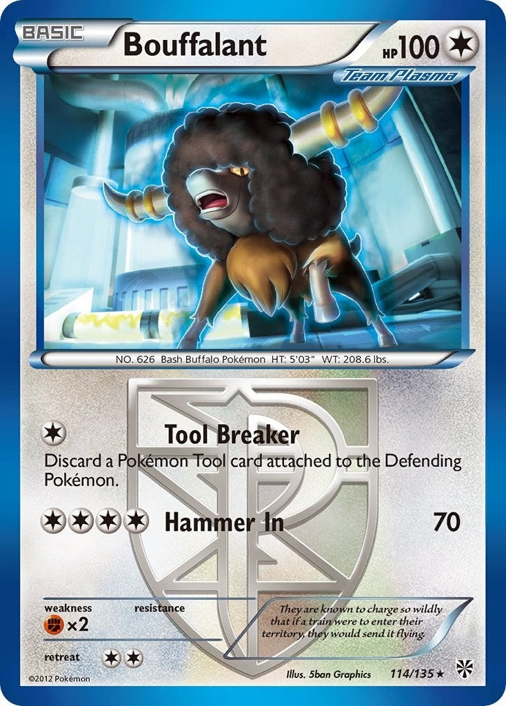 Image for Bouffalant (Team Plasma) (Plasma Storm) (114/135) - Pokemon