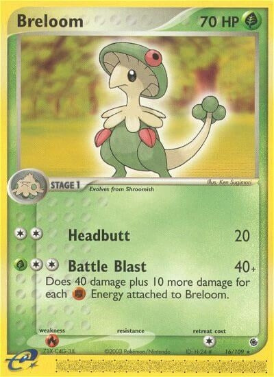 Image for Breloom (Ruby and Sapphire) (16/109) - Pokemon