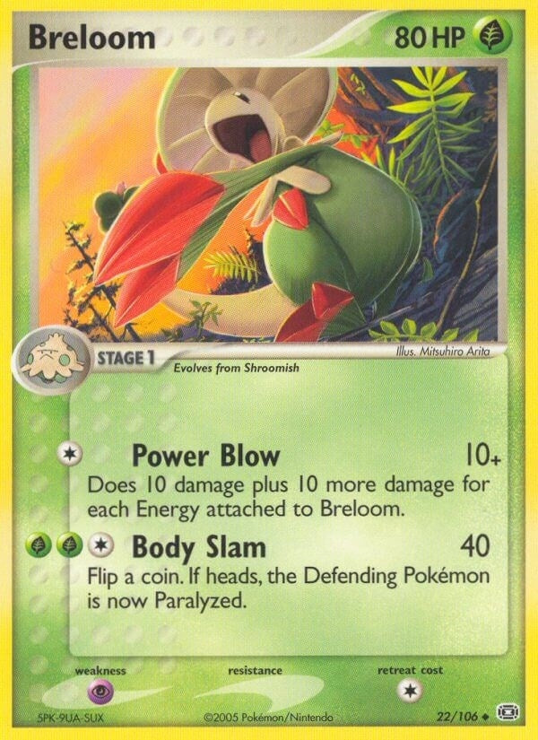Image for Breloom (Emerald) (22/106) - Pokemon