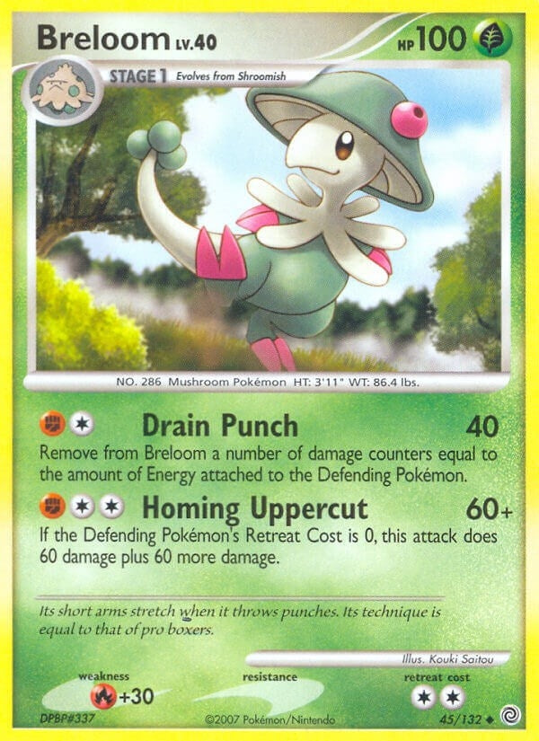 Image for Breloom (Secret Wonders) (45/132) - Pokemon