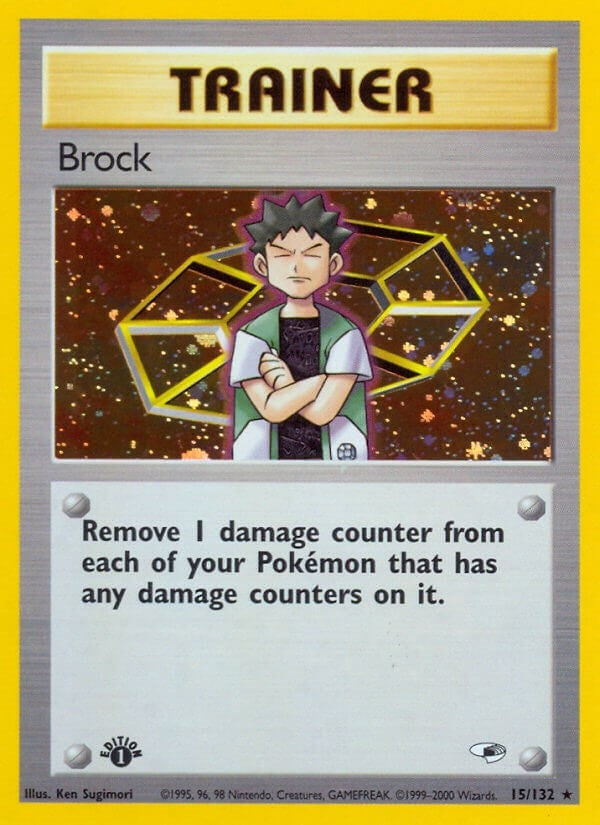 Image for Brock (15) (Gym Heroes) (015/132) - Pokemon