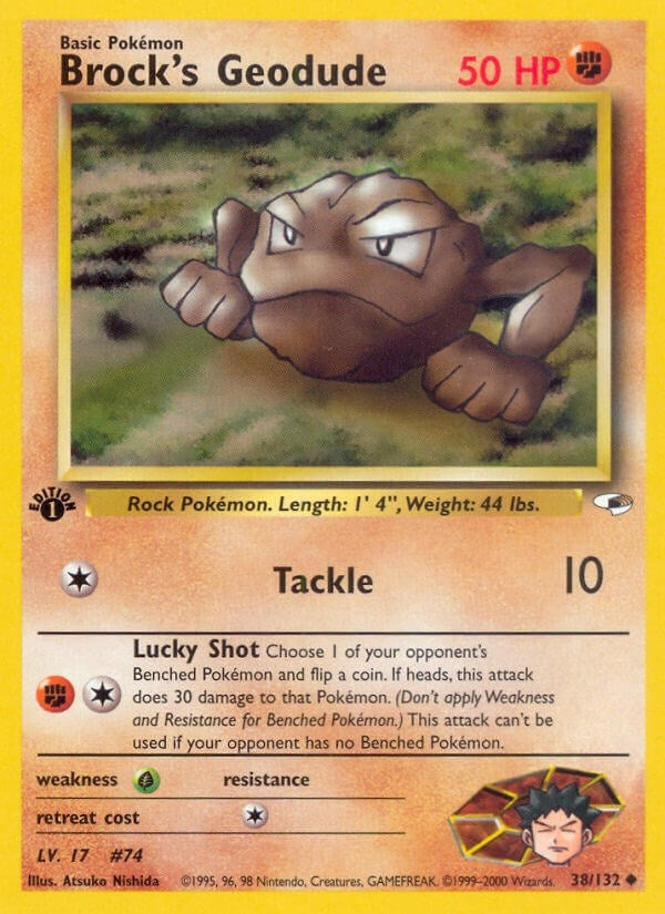 Image for Brock's Geodude (38) (Gym Heroes) (038/132) - Pokemon