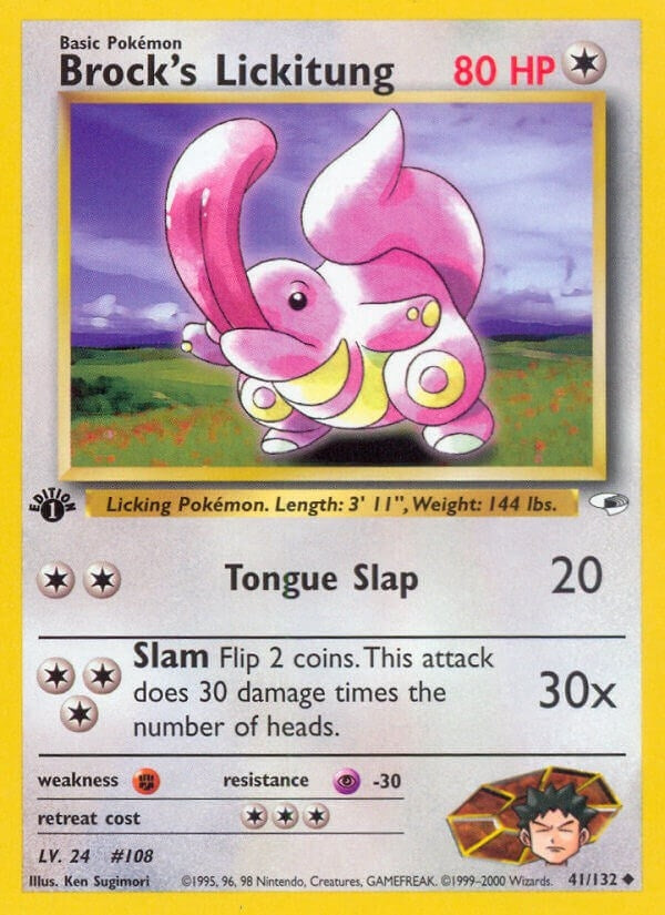 Image for Brock's Lickitung (Gym Heroes) (041/132) - Pokemon