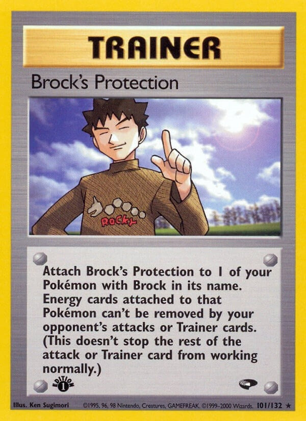 Image for Brock's Protection (Gym Challenge) (101/132) - Pokemon
