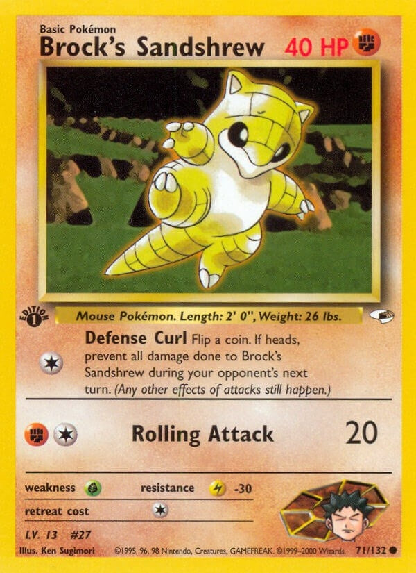 Image for Brock's Sandshrew (71) (Gym Heroes) (071/132) - Pokemon