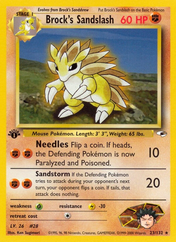 Image for Brock's Sandslash (Gym Heroes) (023/132) - Pokemon