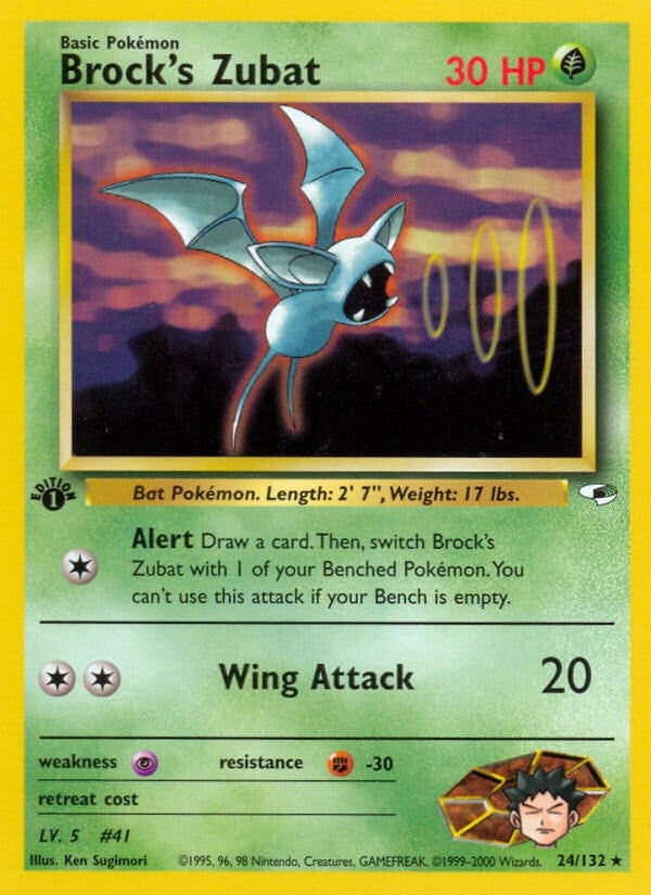 Image for Brock's Zubat (24) (Gym Heroes) (024/132) - Pokemon