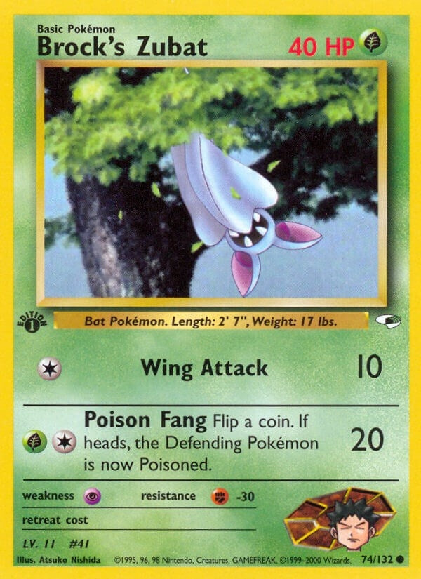 Image for Brock's Zubat (74) (Gym Heroes) (074/132) - Pokemon