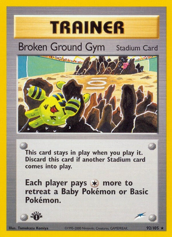 Image for Broken Ground Gym (Neo Destiny) (092/105) - Pokemon