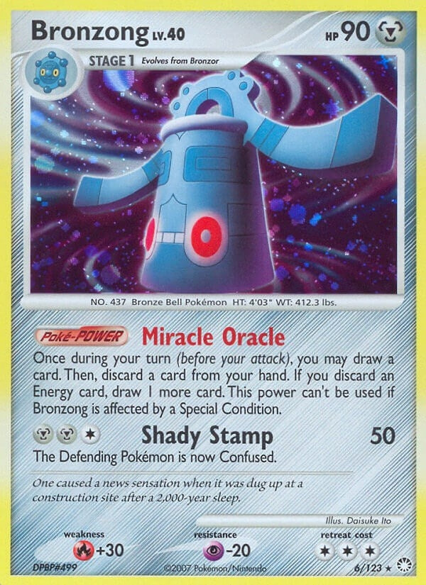 Image for Bronzong (Mysterious Treasures) (6/123) - Pokemon
