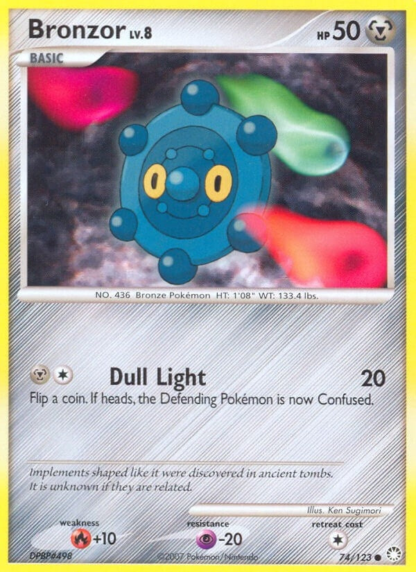 Image for Bronzor (Mysterious Treasures) (74/123) - Pokemon