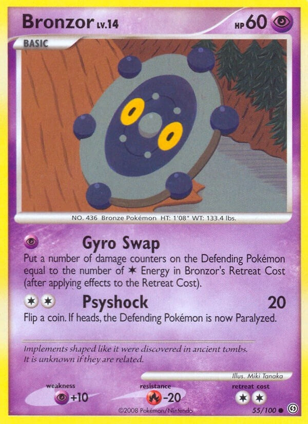 Image for Bronzor (Stormfront) (55/100) - Pokemon
