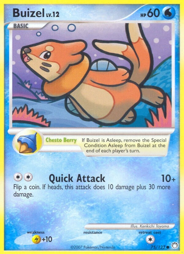Image for Buizel (Mysterious Treasures) (75/123) - Pokemon
