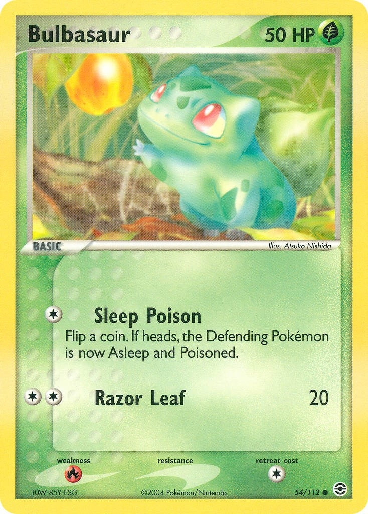 Image for Bulbasaur (FireRed & LeafGreen) (54/112) - Pokemon