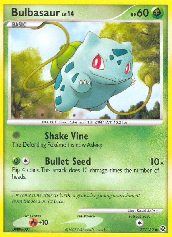 Image for Bulbasaur (Secret Wonders) (77/132) - Pokemon