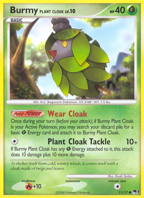 Image for Burmy Plant Cloak (POP Series 7) (011/017) - Pokemon