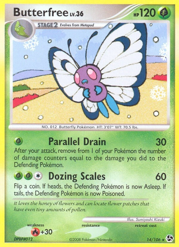 Image for Butterfree (Great Encounters) (14/106) - Pokemon
