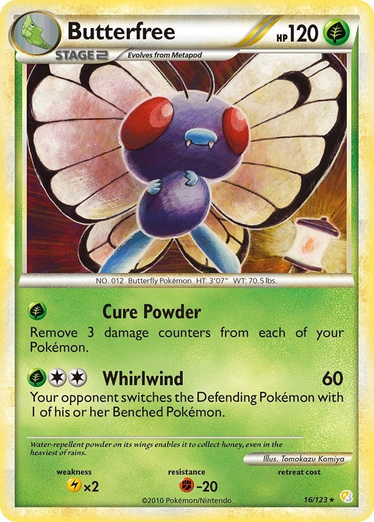 Image for Butterfree (HeartGold SoulSilver) (16/123) - Pokemon