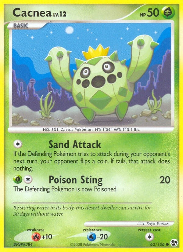 Image for Cacnea (Great Encounters) (62/106) - Pokemon