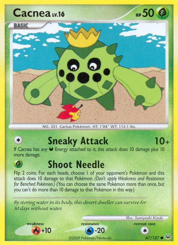 Image for Cacnea (Platinum) (67/127) - Pokemon