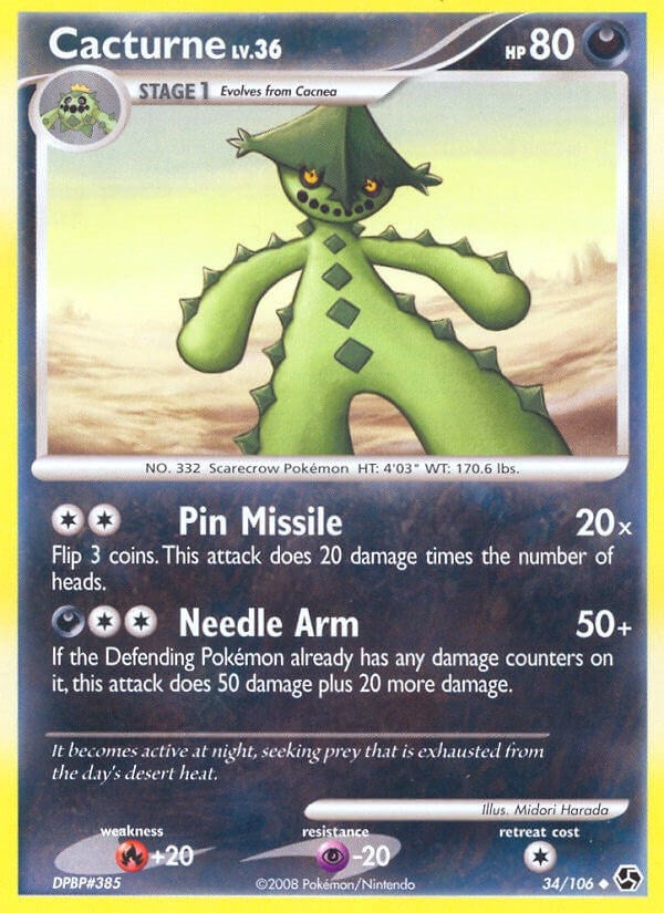 Image for Cacturne (Great Encounters) (34/106) - Pokemon