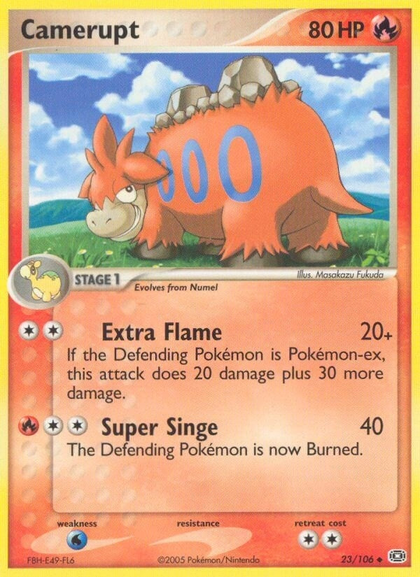 Image for Camerupt (Emerald) (23/106) - Pokemon