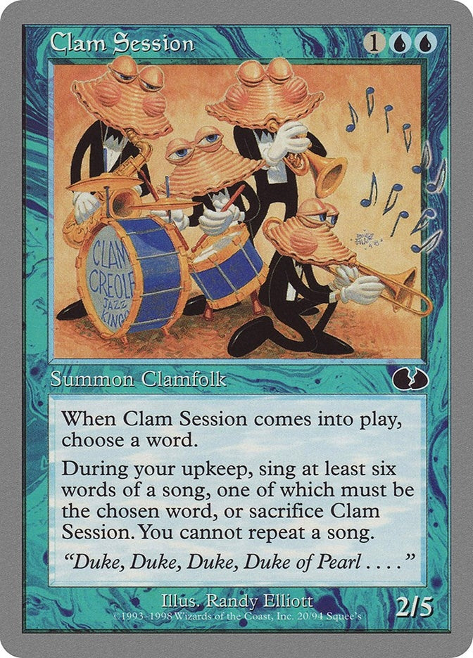 Image for Clam Session (Unglued) (20) - Magic: The Gathering