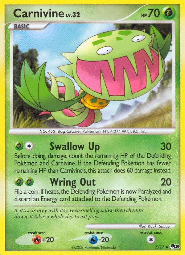 Image for Carnivine (POP Series 8) (007/017) - Pokemon